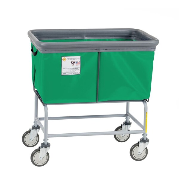 Elevated Basket Truck, Vinyl, Bumper, 4 Bushel, Forest Green